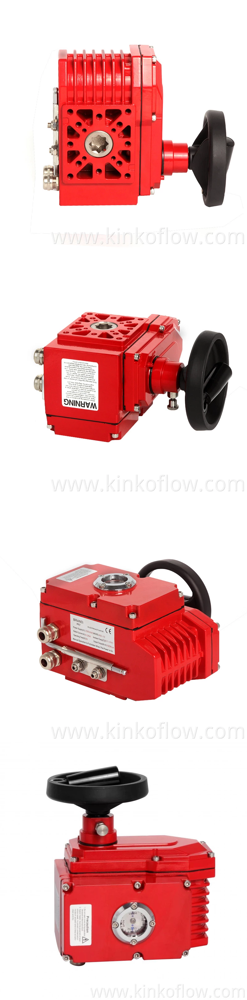 24VDC 220VAC 380VAC 회전형 전기 액추에이터