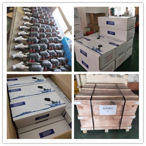 회색 주철 DN40-600 공압 버터플라이 밸브